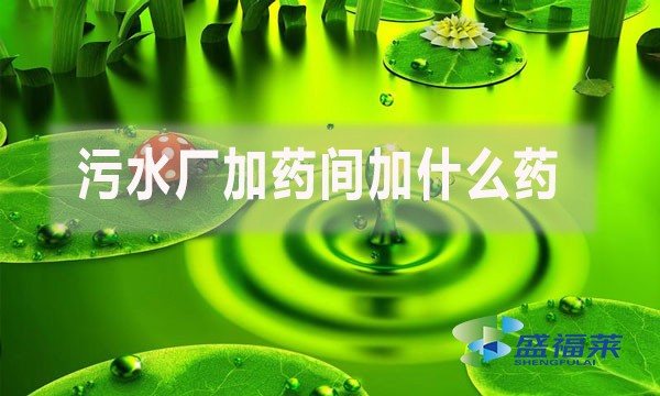 污水廠加藥間加什么藥？
