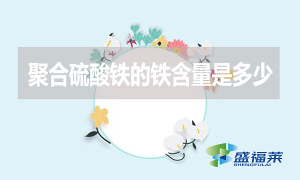 聚合硫酸鐵的鐵含量是多少？